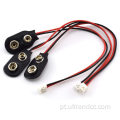 9V Battery Snap Clip para conector Molex polarizado